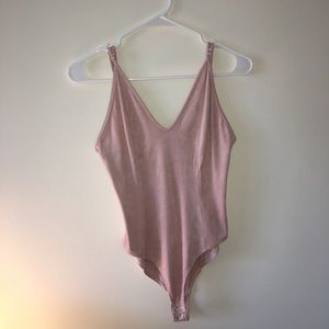 Pink Velvet Bodysuit 💕
